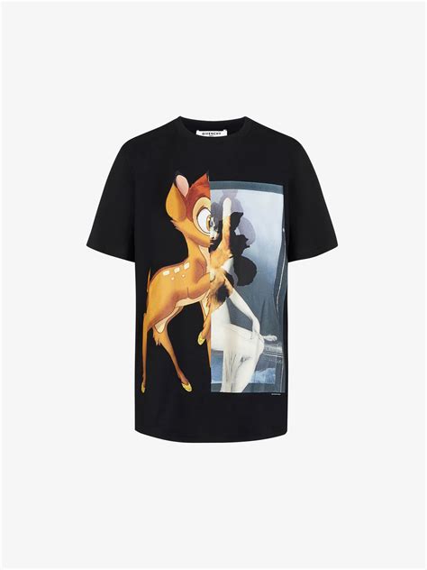 givenchy bambi printed t-shirt|Givenchy handbags.